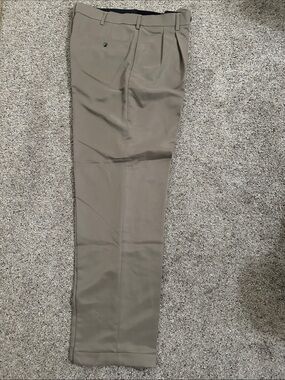 George Men's Pleated Chinos - Khaki Tan